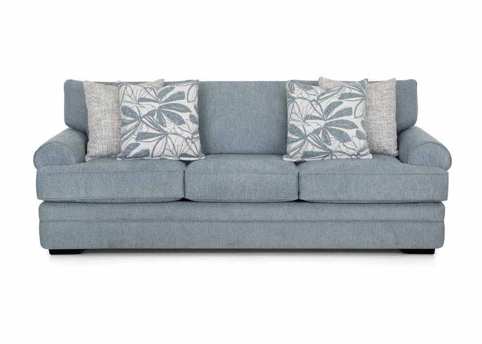 Franklin Furniture - 832 Morgan 2 Piece Sofa Set in Cakepop Chambray - 83240-83220-CHAM