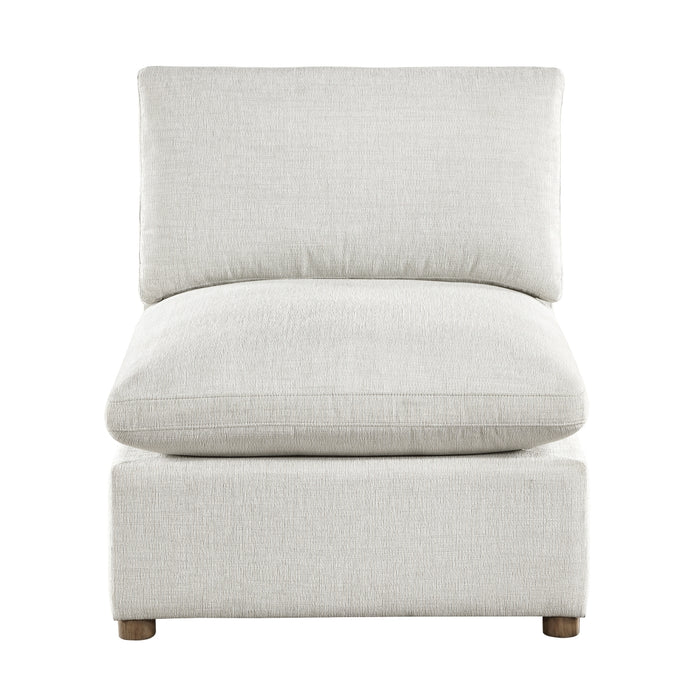Homelegance - Annex 5 Piece Modular Sectional with Ottoman in Beige - 8338BE*52AC2CROT - GreatFurnitureDeal