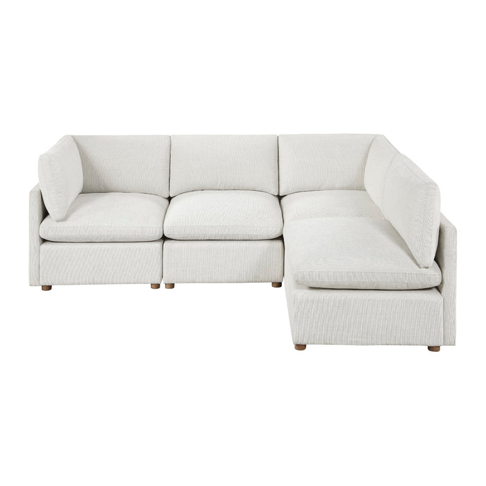 Homelegance - Annex 4 Piece Modular Sectional in Beige - 8338BE*42AC2CR - GreatFurnitureDeal