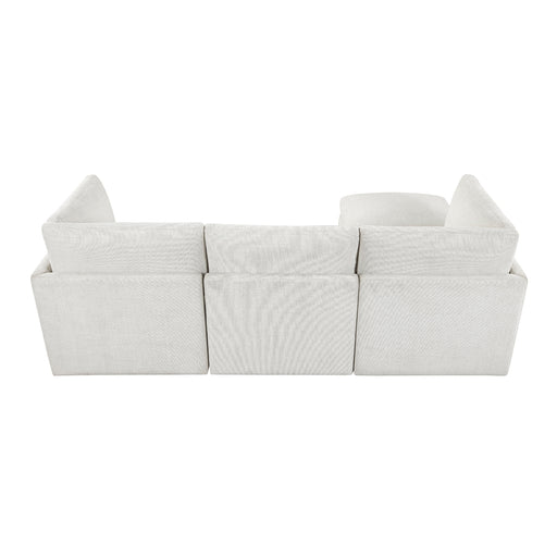 Homelegance - Annex 4 Piece Modular Sectional with Ottoman in Beige - 8338BE*42CRACOT - GreatFurnitureDeal