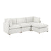 Homelegance - Annex 4 Piece Modular Sectional with Ottoman in Beige - 8338BE*42CRACOT - GreatFurnitureDeal