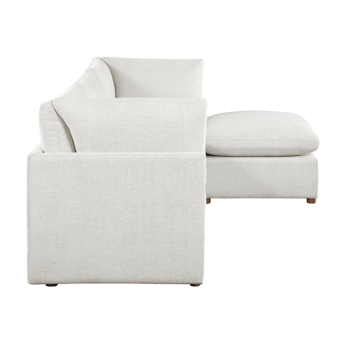 Homelegance - Annex 4 Piece Modular Sectional with Ottoman in Beige - 8338BE*42CRACOT - GreatFurnitureDeal