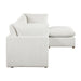 Homelegance - Annex 4 Piece Modular Sectional with Ottoman in Beige - 8338BE*42CRACOT - GreatFurnitureDeal