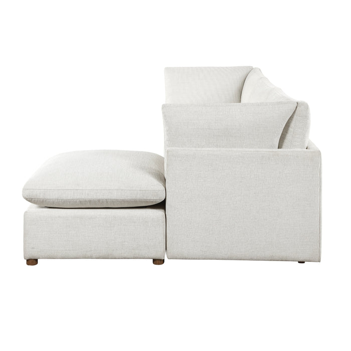 Homelegance - Annex 4 Piece Modular Sectional with Ottoman in Beige - 8338BE*42CRACOT - GreatFurnitureDeal