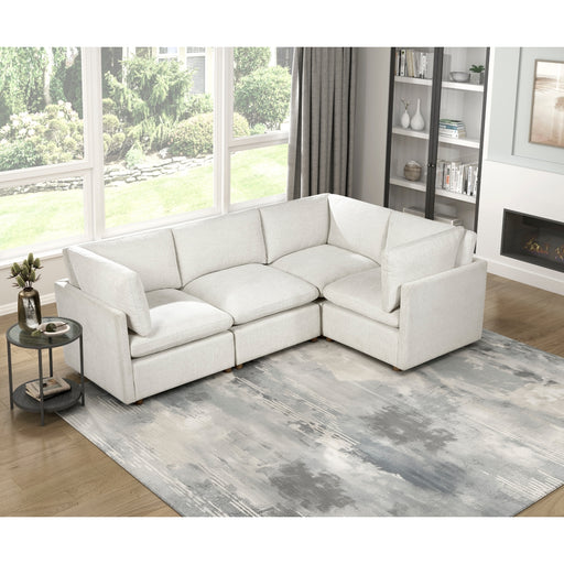 Homelegance - Annex 4 Piece Modular Sectional in Beige - 8338BE*43CRAC - GreatFurnitureDeal