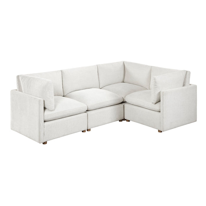 Homelegance - Annex 4 Piece Modular Sectional in Beige - 8338BE*43CRAC - GreatFurnitureDeal