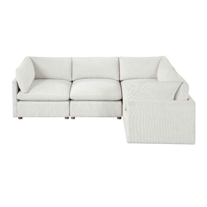 Homelegance - Annex 4 Piece Modular Sectional in Beige - 8338BE*43CRAC - GreatFurnitureDeal