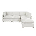 Homelegance - Annex 5 Piece Modular Sectional with Ottoman in Beige - 8338BE*52AC2CROT - GreatFurnitureDeal