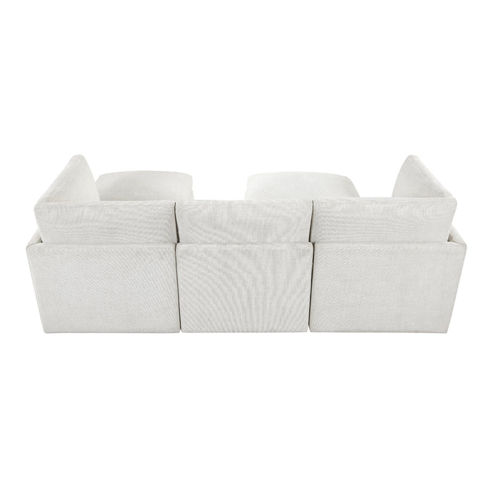 Homelegance - Annex 5 Piece Modular Sectional with Two Ottomans in Beige - 8338BE*52CRAC2OT - GreatFurnitureDeal