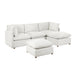 Homelegance - Annex 5 Piece Modular Sectional with Two Ottomans in Beige - 8338BE*52CRAC2OT - GreatFurnitureDeal