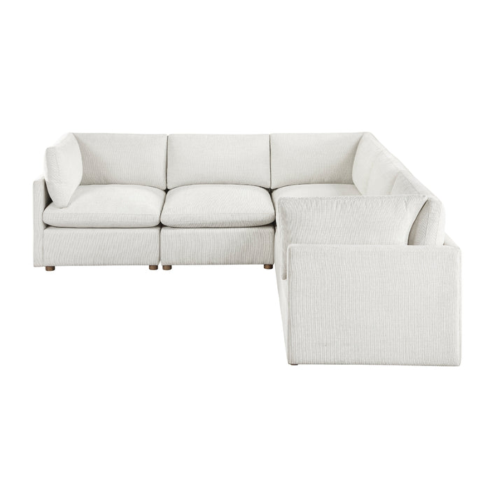 Homelegance - Annex 5 Piece Modular Sectional in Beige - 8338BE*53CR2AC - GreatFurnitureDeal