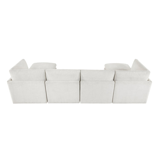Homelegance - Annex 6 Piece Modular Sectional with Two Ottomans in Beige - 8338BE*62CR2AC2OT - GreatFurnitureDeal
