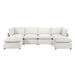 Homelegance - Annex 6 Piece Modular Sectional with Two Ottomans in Beige - 8338BE*62CR2AC2OT - GreatFurnitureDeal