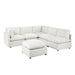 Homelegance - Annex 6 Piece Modular Sectional with Ottoman in Beige - 8338BE*62CR3ACOT - GreatFurnitureDeal