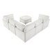 Homelegance - Annex 6 Piece Modular Sectional with Ottoman in Beige - 8338BE*63CR2ACOT - GreatFurnitureDeal