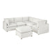Homelegance - Annex 6 Piece Modular Sectional with Ottoman in Beige - 8338BE*63CR2ACOT - GreatFurnitureDeal
