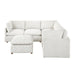 Homelegance - Annex 6 Piece Modular Sectional with Ottoman in Beige - 8338BE*63CR2ACOT - GreatFurnitureDeal