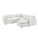 Homelegance - Annex 6 Piece Modular Sectional with Ottoman in Beige - 8338BE*63CR2ACOT - GreatFurnitureDeal