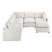 Homelegance - Annex 6 Piece Modular Sectional with Ottoman in Beige - 8338BE*63CR2ACOT - GreatFurnitureDeal
