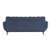 Homelegance - Everton Sofa Chaise in Blue - 8341BL-3SCRV - GreatFurnitureDeal