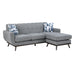 Homelegance - Everton Reversible Sofa Chaise in Gray - 8341GY-3SCRV - GreatFurnitureDeal