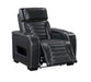Homelegance - Cyber 3 Piece Power Reclining Living Room Set in Black - 8344BLK*3PWHM - GreatFurnitureDeal