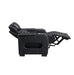 Homelegance - Cyber Power Reclining Chair with Power Headrest in Black - 8344BLK-1PWHM - GreatFurnitureDeal