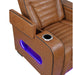Homelegance - Cyber 3 Piece Power Reclining Living Room Set in Brown - 8344BRW*3PWHM - GreatFurnitureDeal