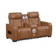 Homelegance - Cyber 2 Piece Power Reclining Sofa Set in Brown - 8344BRW*2PWHM - GreatFurnitureDeal