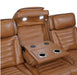 Homelegance - Cyber Power Reclining Sofa in Brown - 8344BRW-3PWHM - GreatFurnitureDeal
