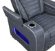 Homelegance - Cyber 3 Piece Power Reclining Living Room Set in Blue - 8344BUE*3PWHM - GreatFurnitureDeal