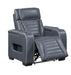Homelegance - Cyber 3 Piece Power Reclining Living Room Set in Blue - 8344BUE*3PWHM - GreatFurnitureDeal
