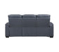 Homelegance - Cyber 2 Piece Power Reclining Sofa Set in Blue - 8344BUE*2PWHM - GreatFurnitureDeal