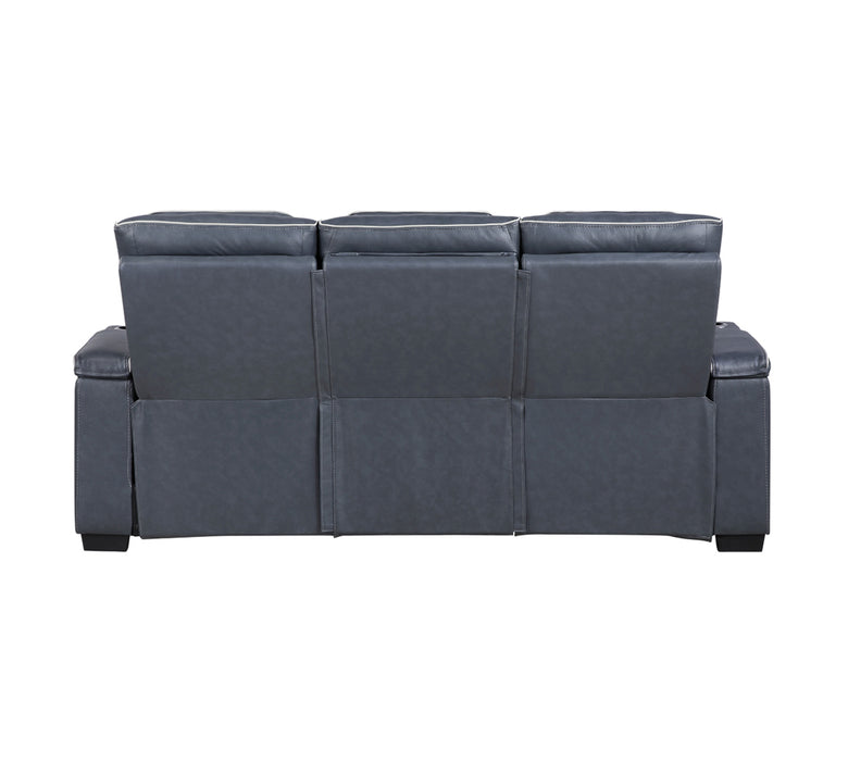 Homelegance - Cyber 3 Piece Power Reclining Living Room Set in Blue - 8344BUE*3PWHM