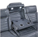 Homelegance - Cyber Power Reclining Sofa in Blue - 8344BUE-3PWHM - GreatFurnitureDeal