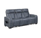 Homelegance - Cyber Power Reclining Sofa in Blue - 8344BUE-3PWHM - GreatFurnitureDeal