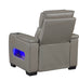 Homelegance - Cyber 3 Piece Power Reclining Living Room Set in Gray - 8344GRY*3PWHM - GreatFurnitureDeal