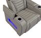 Homelegance - Cyber Power Reclining Chair with Power Headrest in Gray - 8344GRY-1PWHM - GreatFurnitureDeal