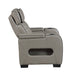 Homelegance - Cyber 3 Piece Power Reclining Living Room Set in Gray - 8344GRY*3PWHM - GreatFurnitureDeal