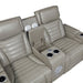 Homelegance - Cyber 3 Piece Power Reclining Living Room Set in Gray - 8344GRY*3PWHM - GreatFurnitureDeal