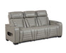 Homelegance - Cyber Power Reclining Sofa in Gray - 8344GRY-3PWHM - GreatFurnitureDeal
