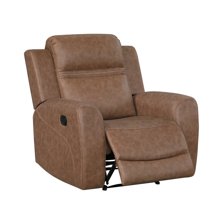 Homelegance - Hearth 3 Piece Sofa Set in Brown - 8347BRW*3 - GreatFurnitureDeal