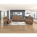 Homelegance - Hearth 2 Piece Sofa Set in Brown - 8347BRW*2 - GreatFurnitureDeal