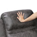Homelegance - Hearth 2 Piece Sofa Set in Charcoal - 8347CRC*2 - GreatFurnitureDeal