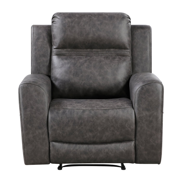 Homelegance - Hearth 3 Piece Sofa Set in Charcoal - 8347CRC*3 - GreatFurnitureDeal