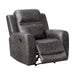 Homelegance - Hearth 3 Piece Sofa Set in Charcoal - 8347CRC*3 - GreatFurnitureDeal