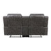 Homelegance - Hearth 3 Piece Sofa Set in Charcoal - 8347CRC*3 - GreatFurnitureDeal