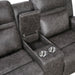 Homelegance - Hearth 2 Piece Sofa Set in Charcoal - 8347CRC*2 - GreatFurnitureDeal