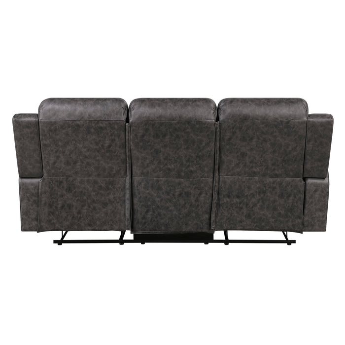 Homelegance - Hearth 3 Piece Sofa Set in Charcoal - 8347CRC*3 - GreatFurnitureDeal