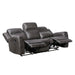 Homelegance - Hearth 2 Piece Sofa Set in Charcoal - 8347CRC*2 - GreatFurnitureDeal